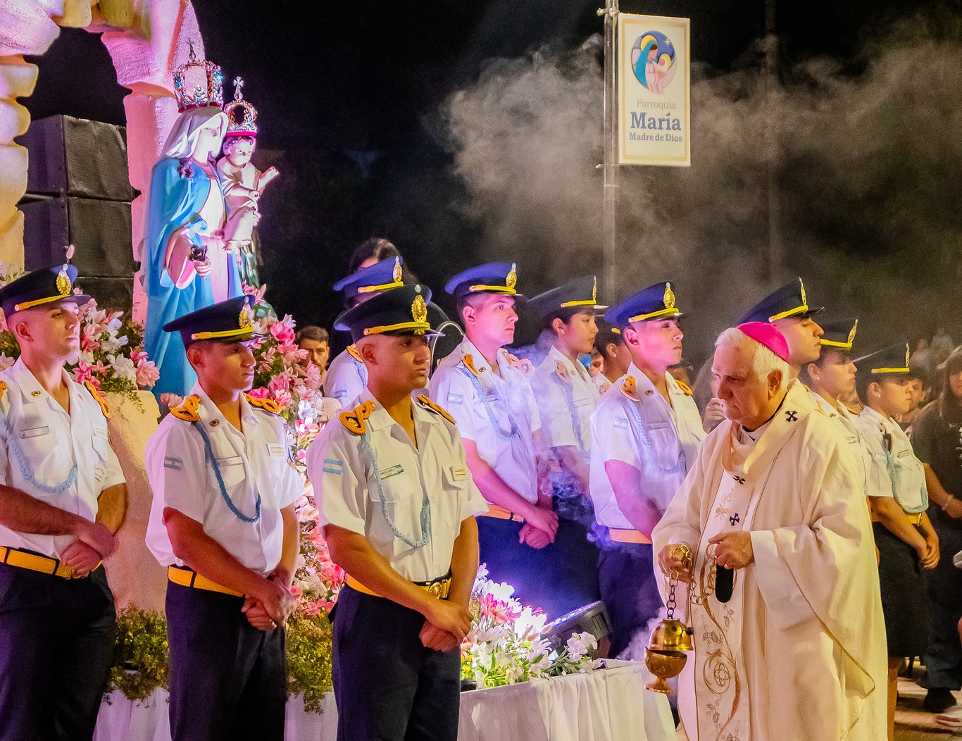 Acompañamiento institucional en las Fiestas Patronales en honor a María