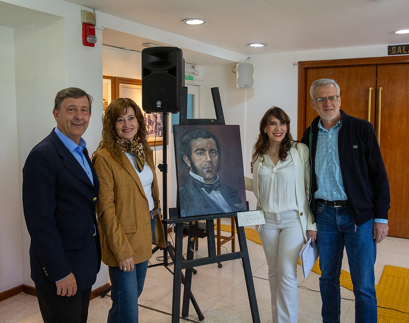 La Legislatura inauguró la muestra artística “Los viajes de Sarmiento”